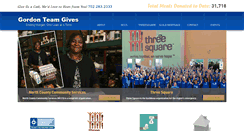 Desktop Screenshot of gordonteamgives.com